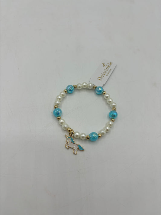 Little Love Blue Unicorn Bracelet