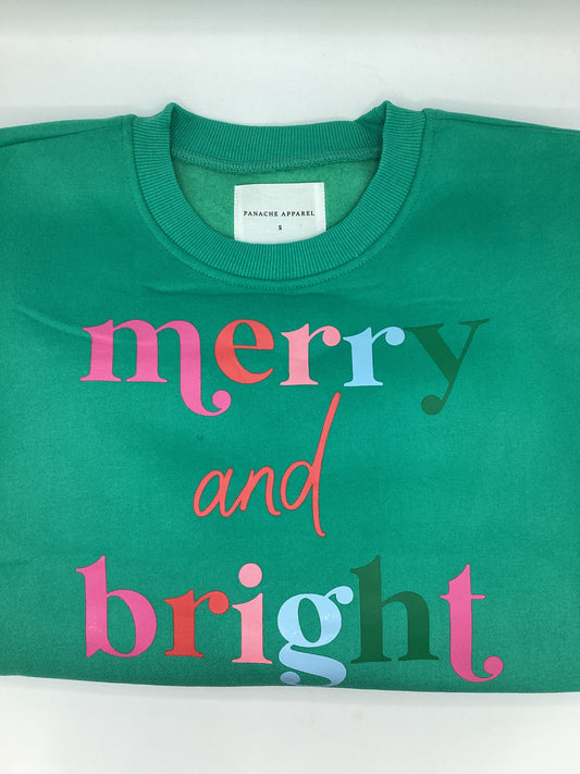 Merry and bright sweatshirt