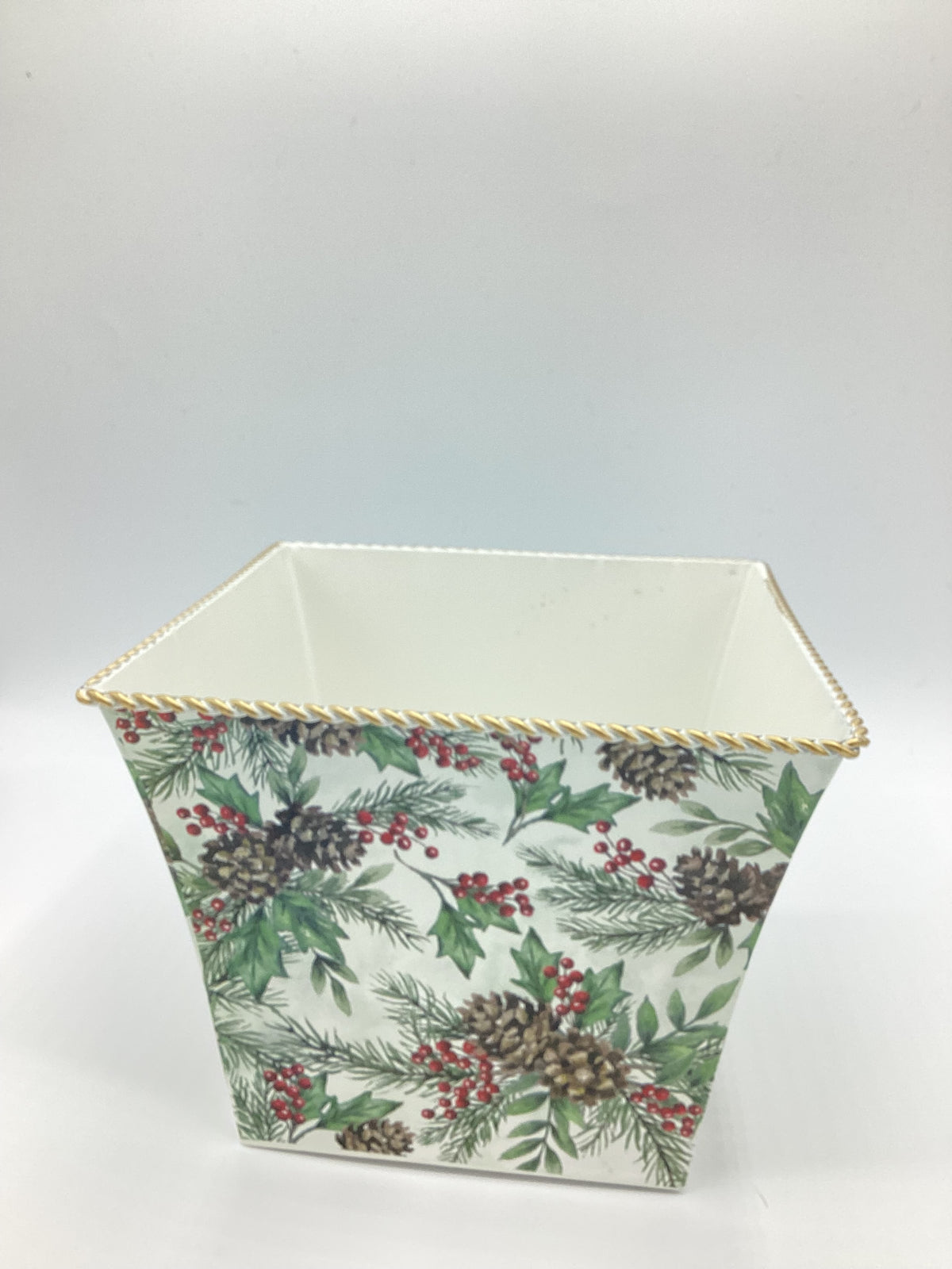 Planter Nested Square Pine- Medium