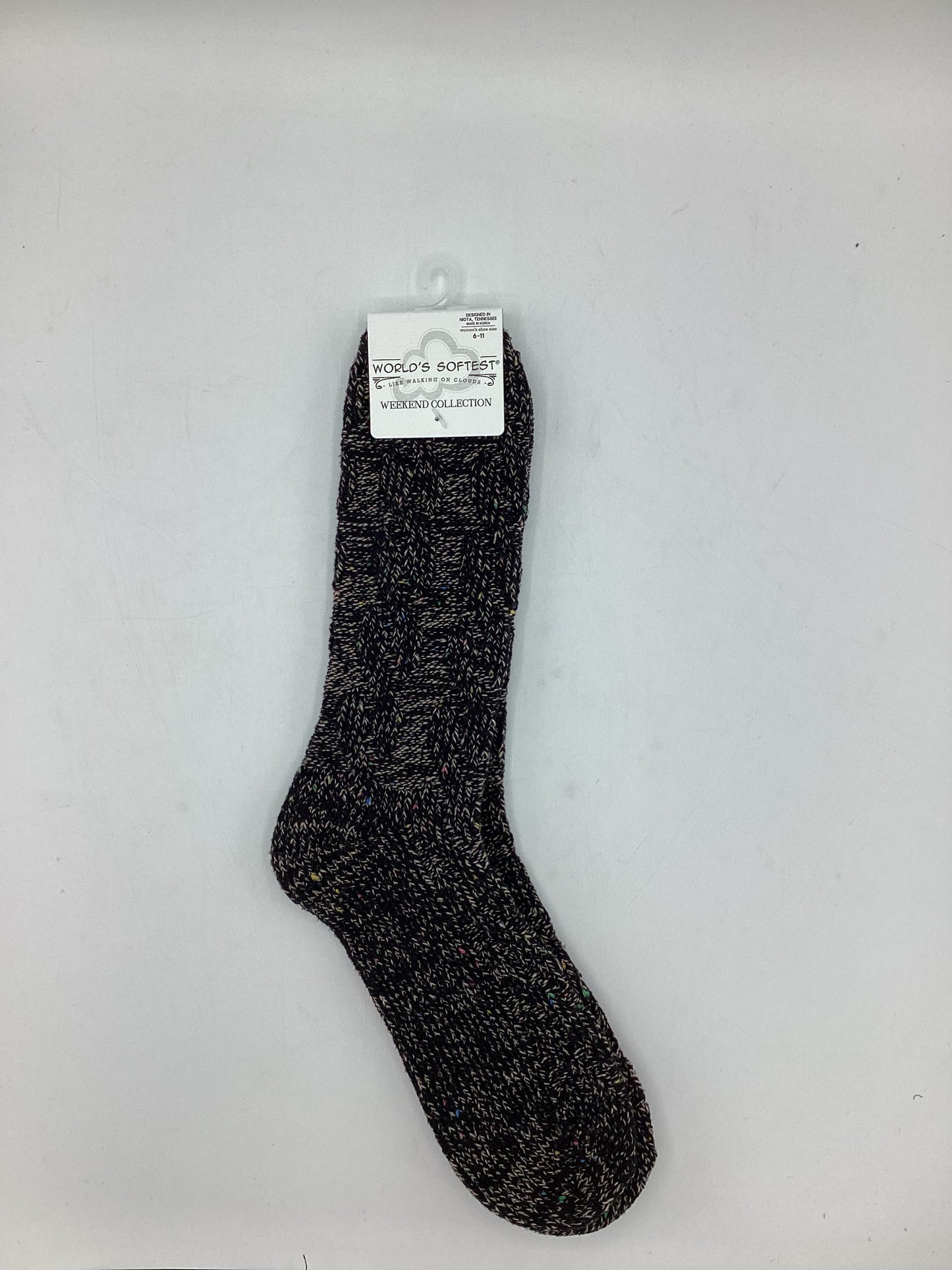 Worlds Softest Socks-Black C