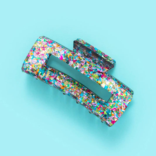 Claw Hair Clip - Colorful Confetti