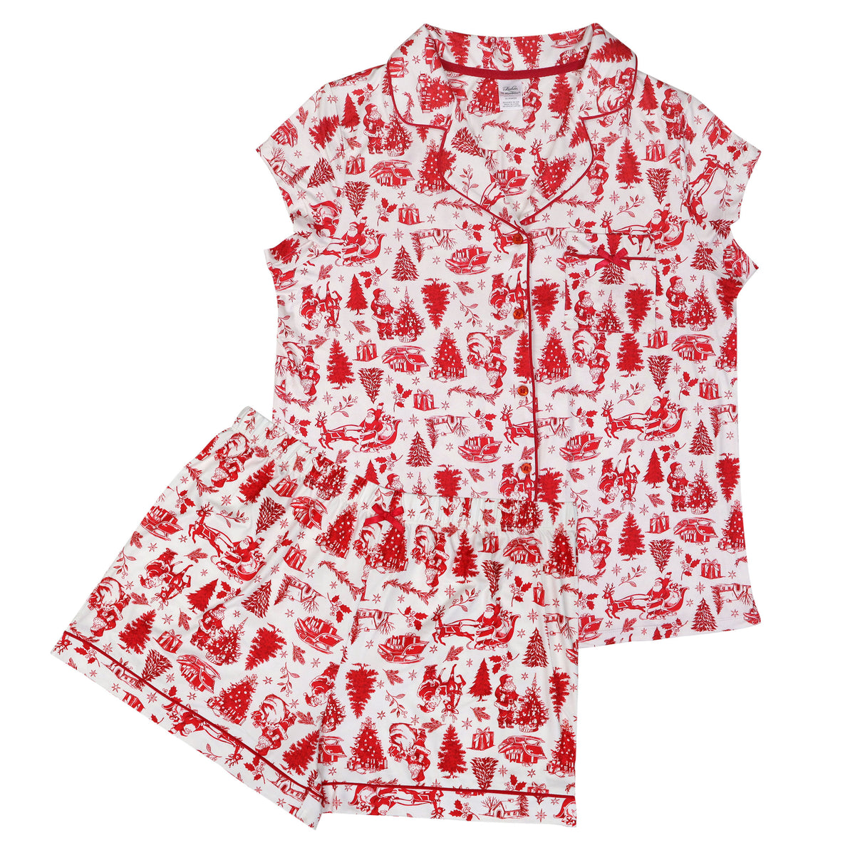 Santa Toile Pajamas