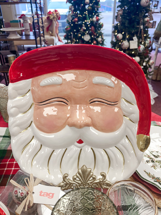 Platter- Santa- Red