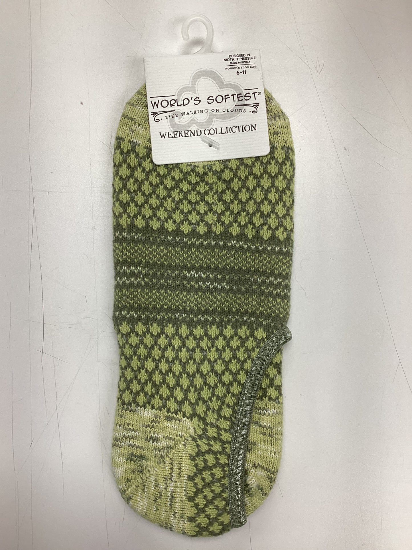 Worlds softest socks- envy green short