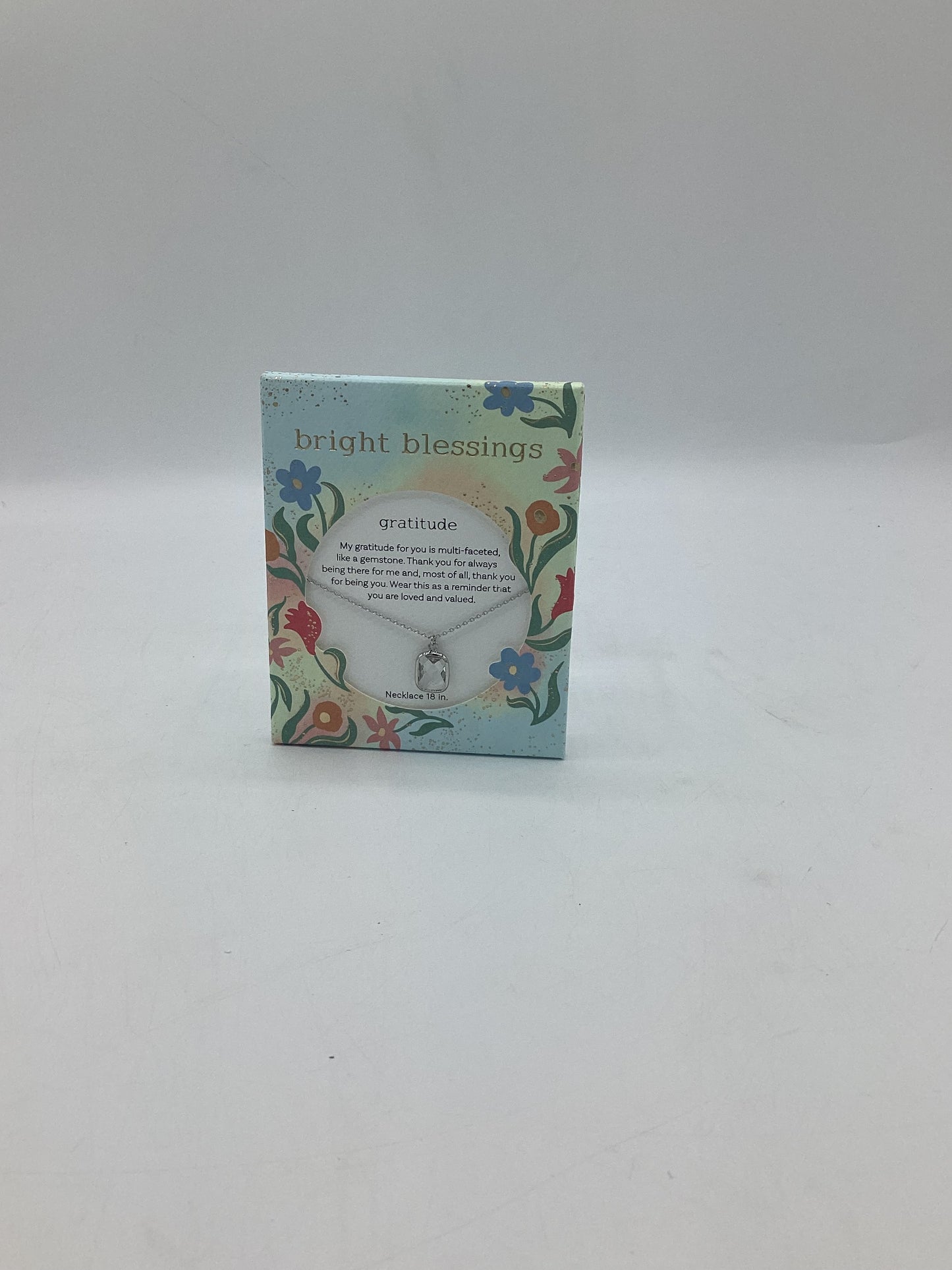 Bright Blessings Neck-Crystal-Silver