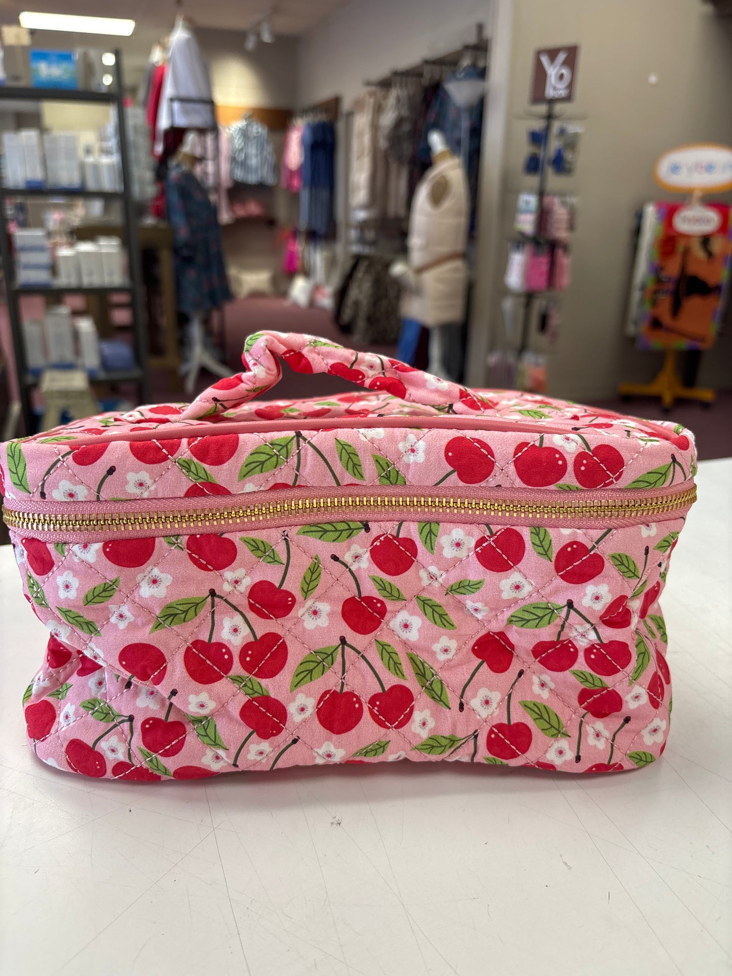 Cherries vanity bag