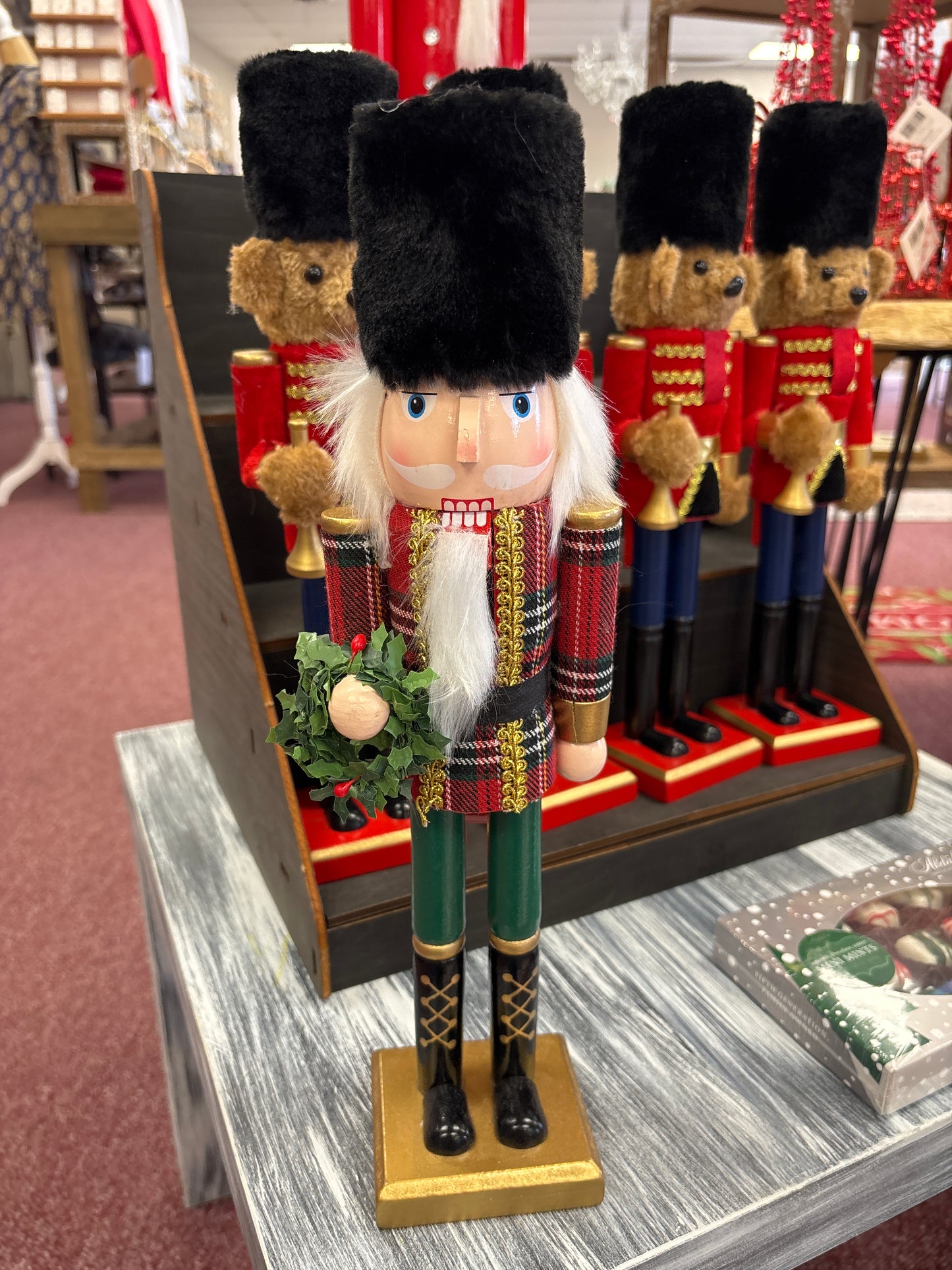 15'' Nutcracker- Plaid
