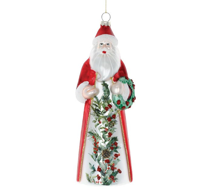 Ornament Santa with Wreath