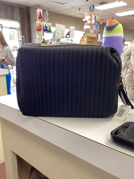 Black makeup bag