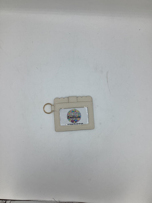 wallets with keyring / cream