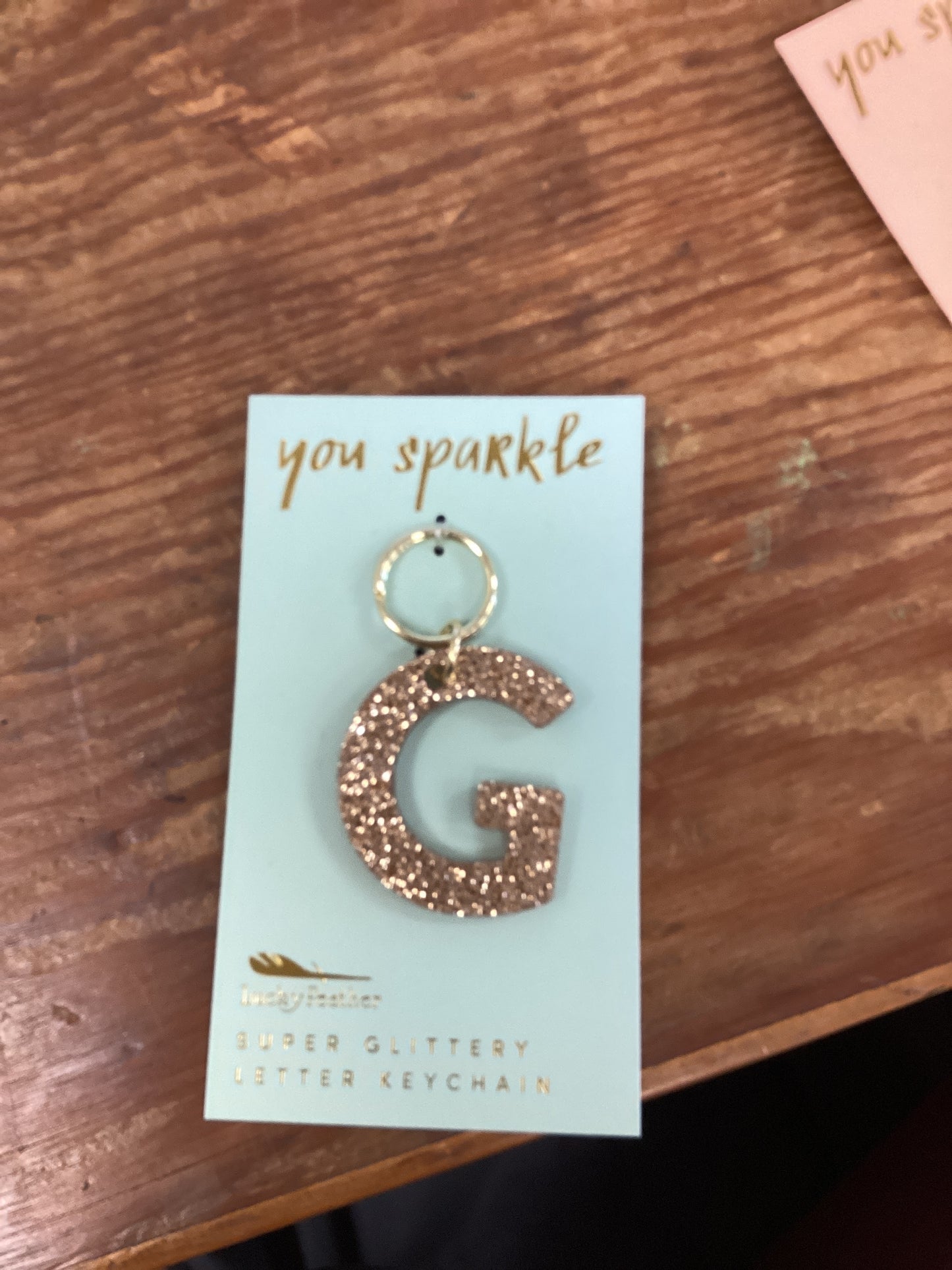 Letter keychain-G