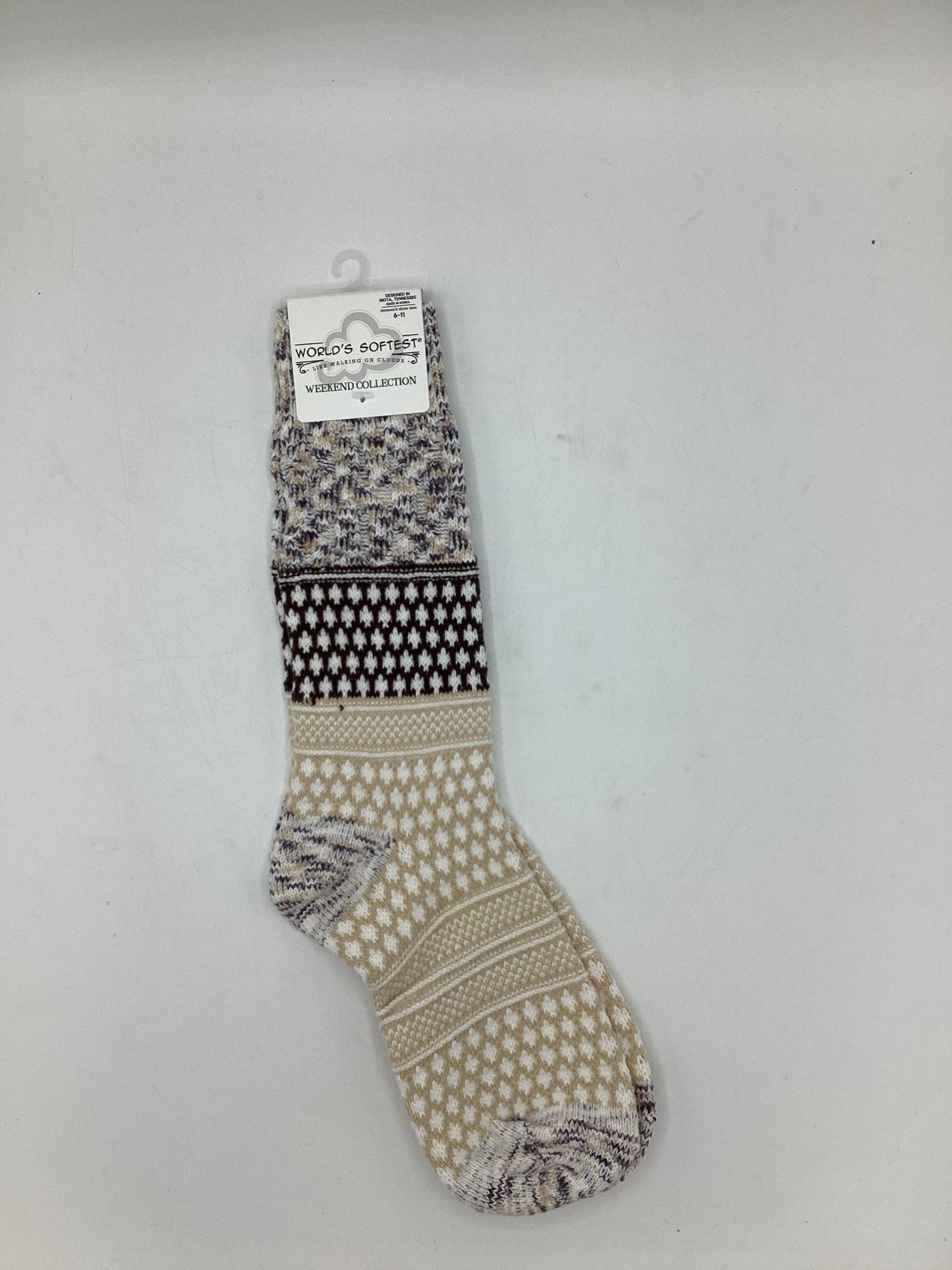 Worlds Softest Socks- Cookie