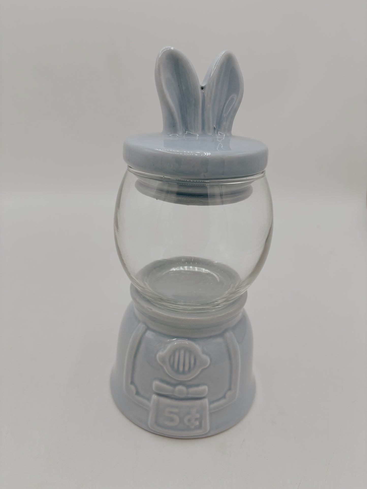 5 Cent Glass Easter Jar