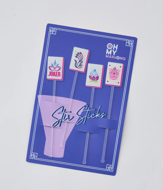 Tile Acrylic Cocktail Stir Sticks