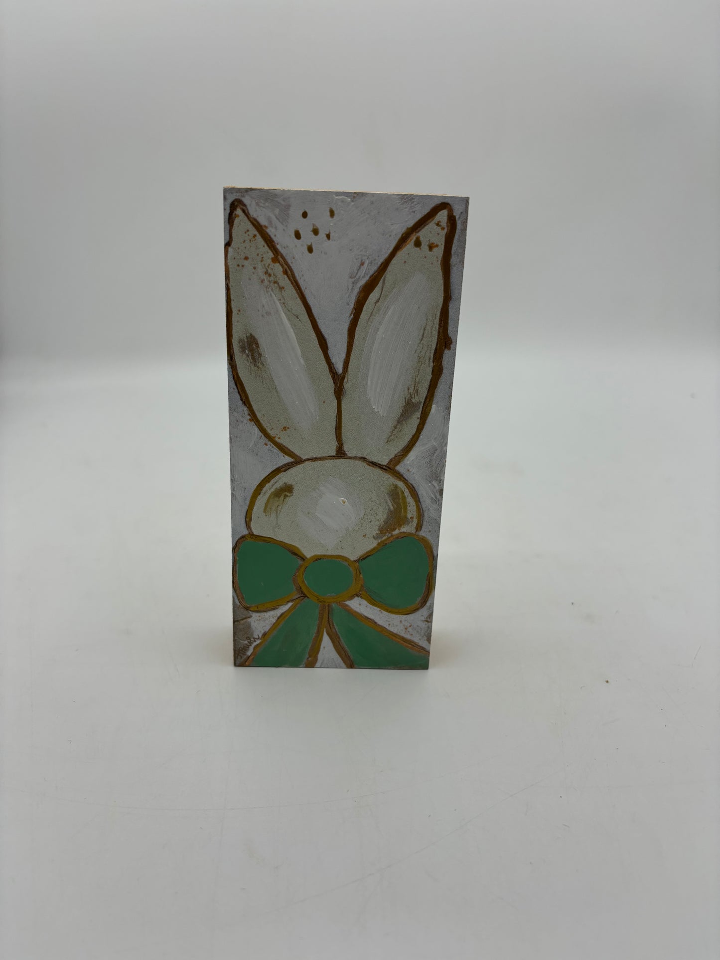Handpainted Colorful Bunnies