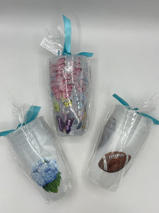 Frosted cups- set of 6