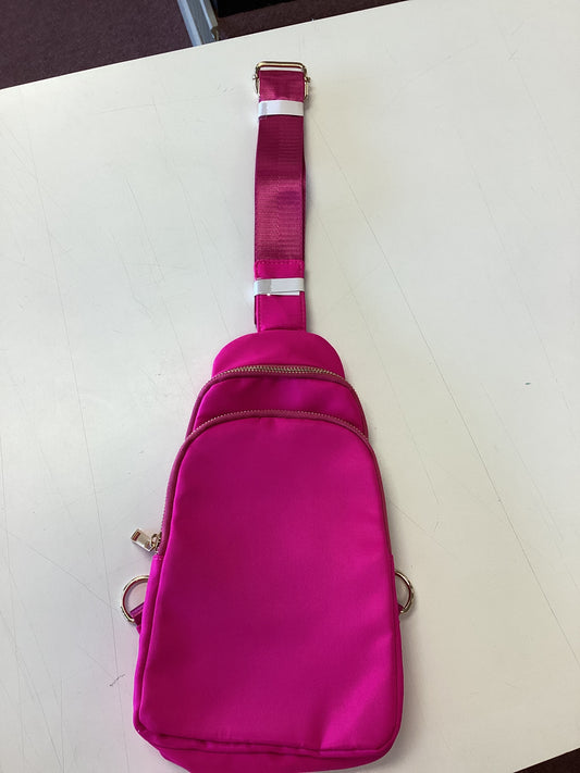 Pink backpack