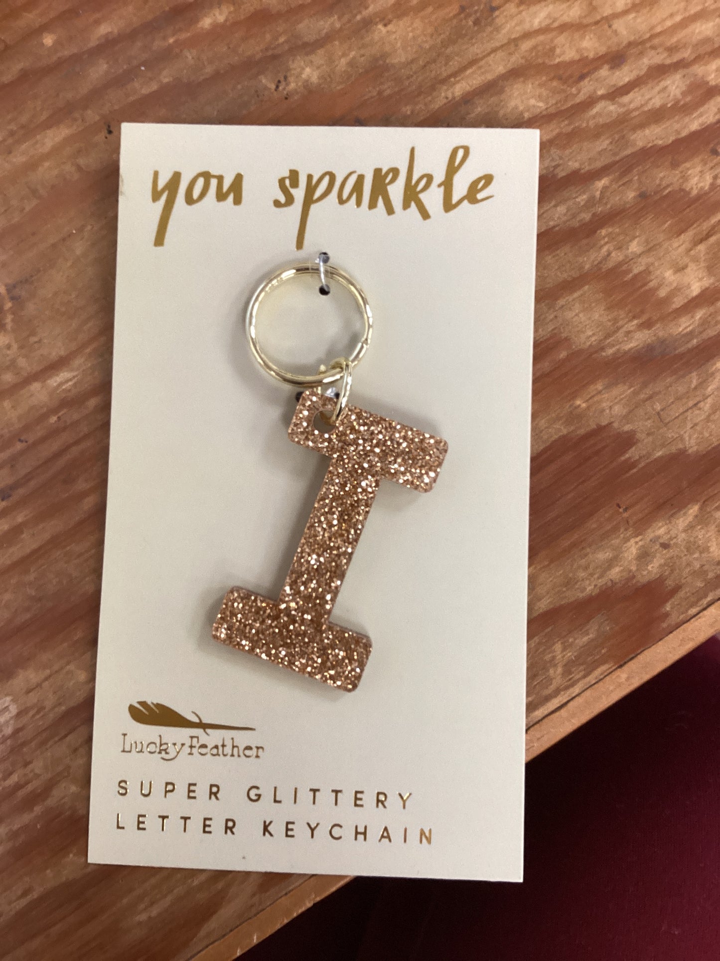 Letter keychain- I