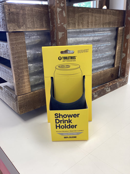 Shower drink holder