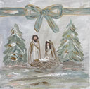Bow Nativity Towel