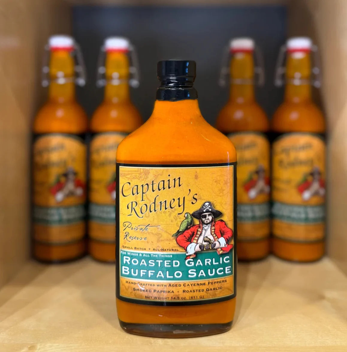 Roasted Garlic Buffalo Sauce