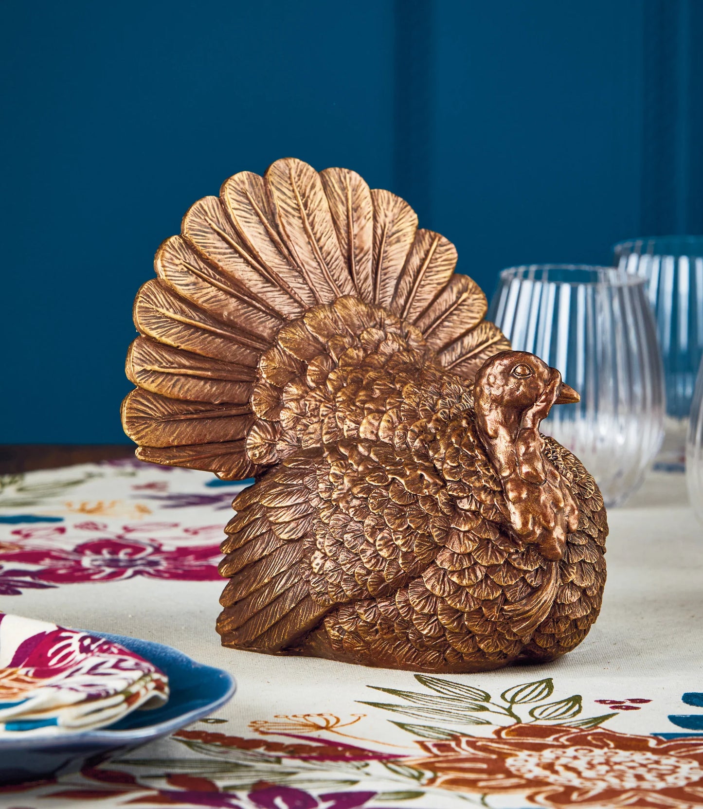 Hand Painted Turkey Decor