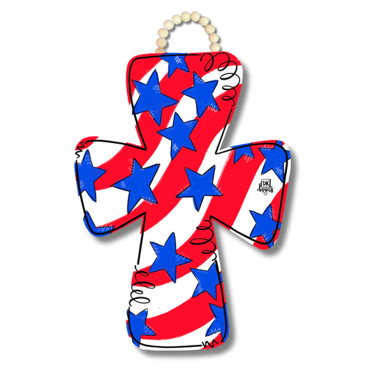 Stars and Stripes Cross