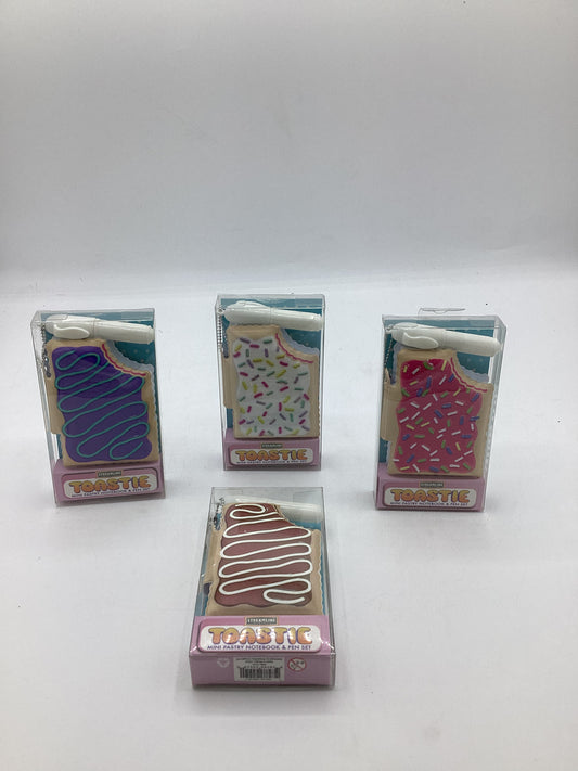 Toaster Pastry Mini Puffy Books with Pen