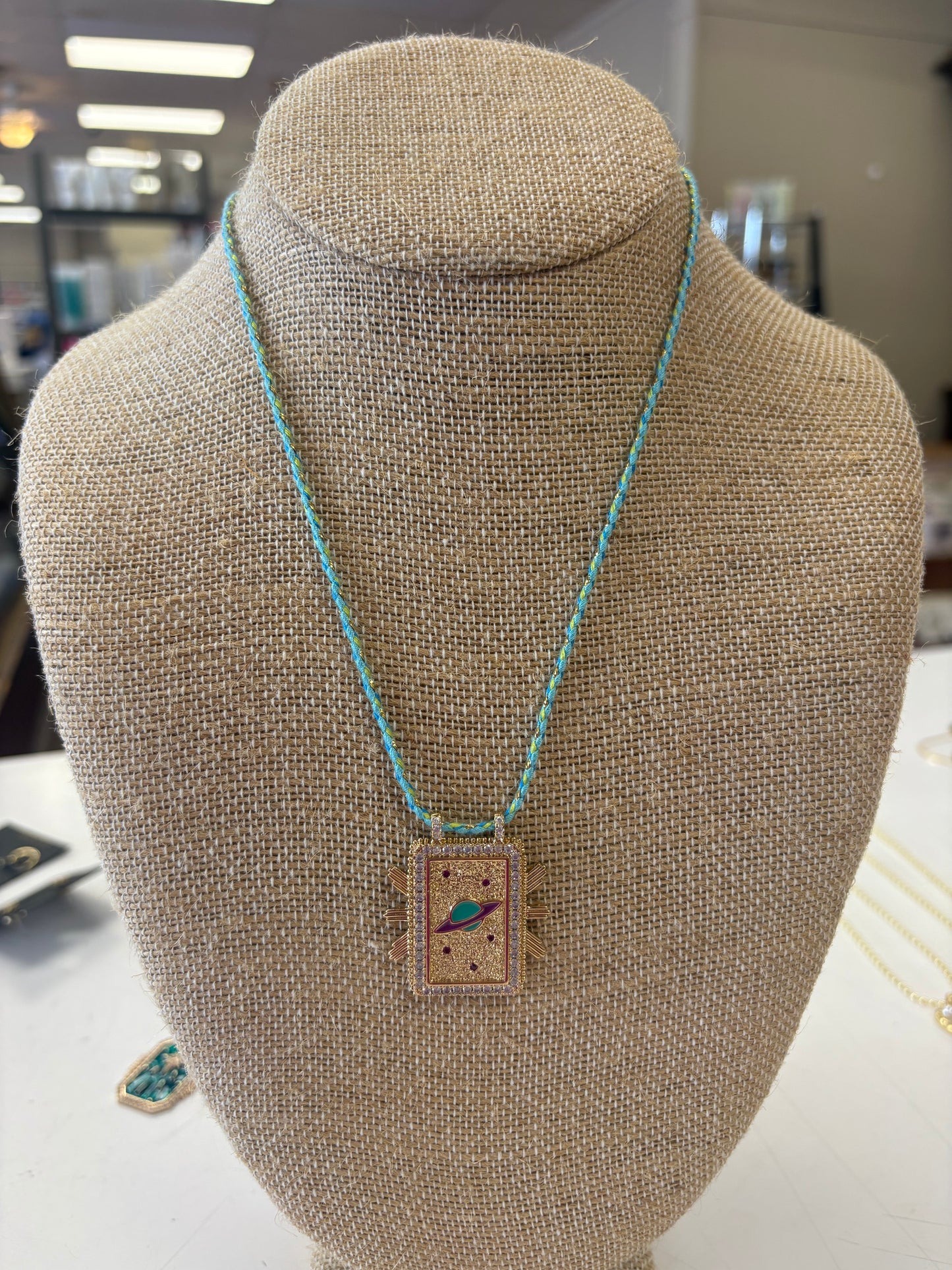 Paracard Enamel Necklace