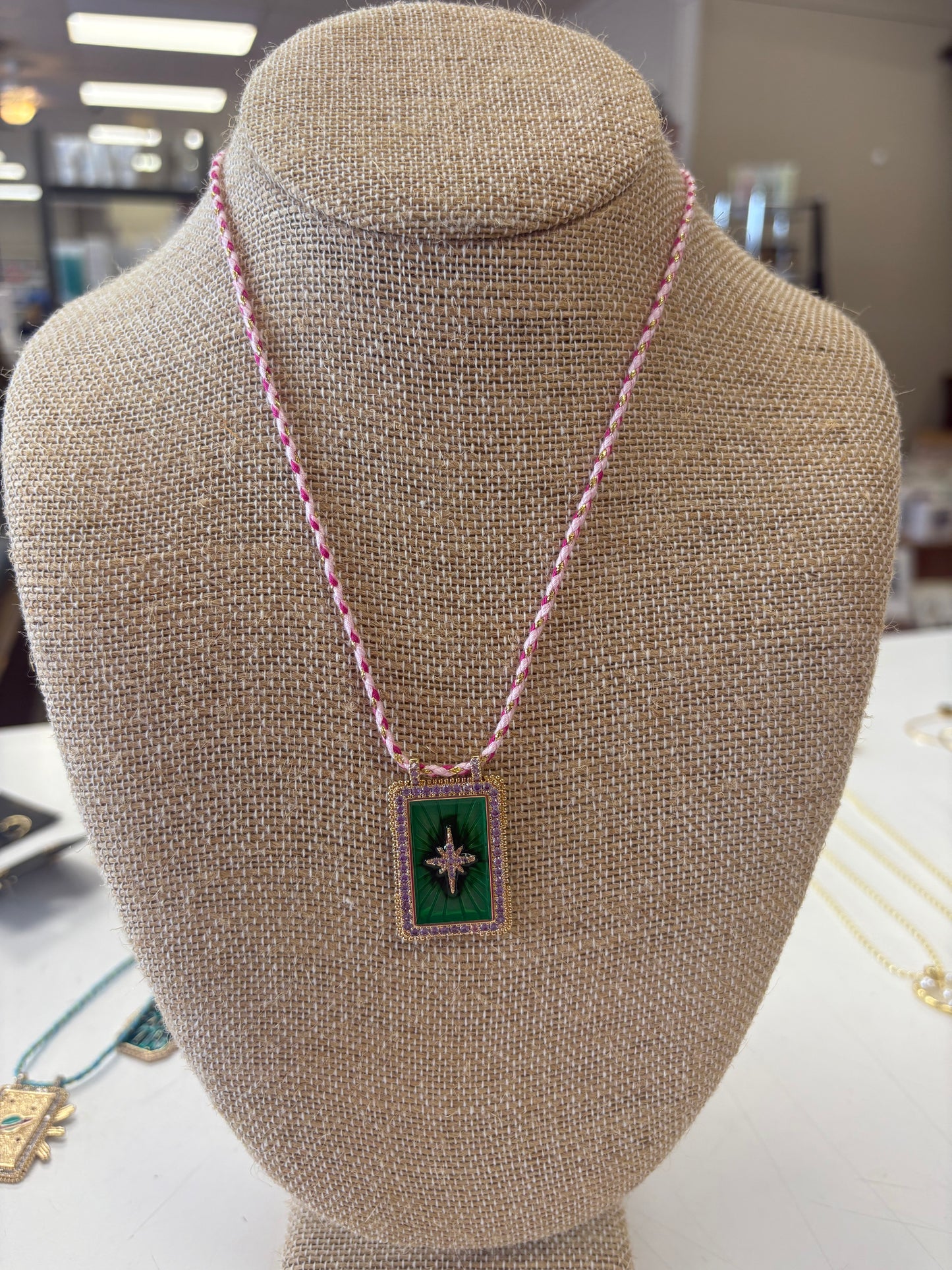 Paracard Enamel Necklace
