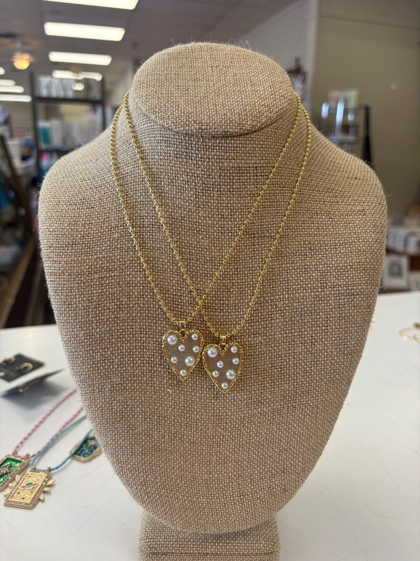 Pearl Heart Necklace