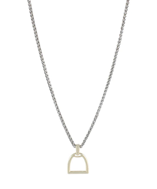 Horsebit Pendant Chain Necklace