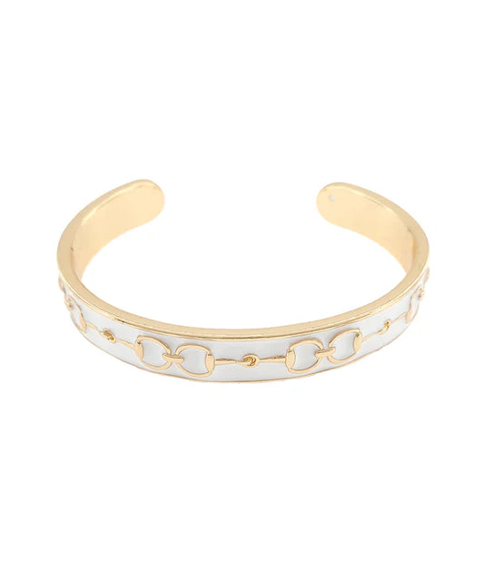 Horsebit Coated Cuff