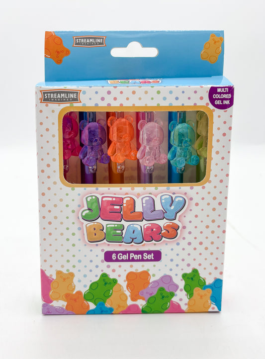 Jelly Bear Color Gel Pens Set