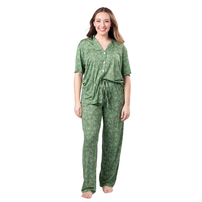 Heritage Bloom Bamboo Pajama Set