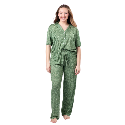 Heritage Bloom Bamboo Pajama Set