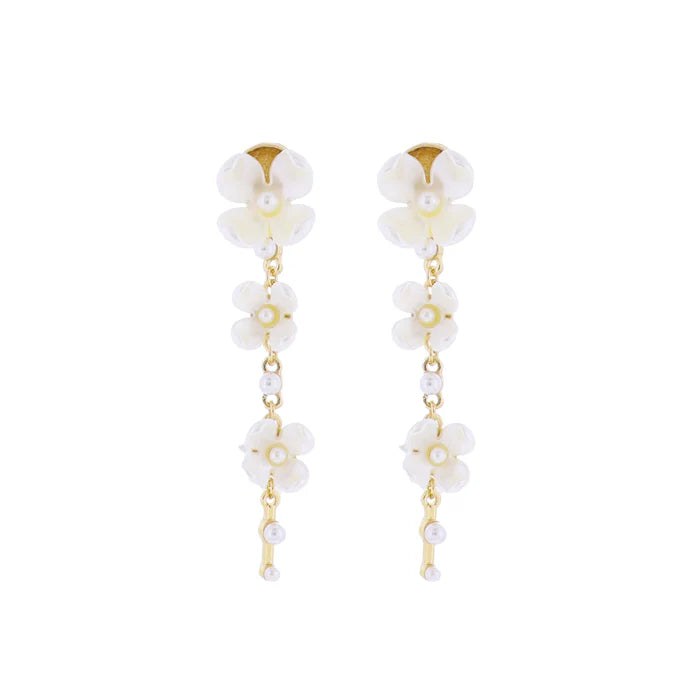 Falling Flowers Earring