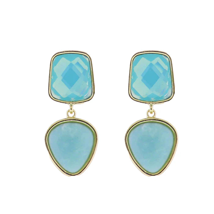 Mint Gemstone Earring