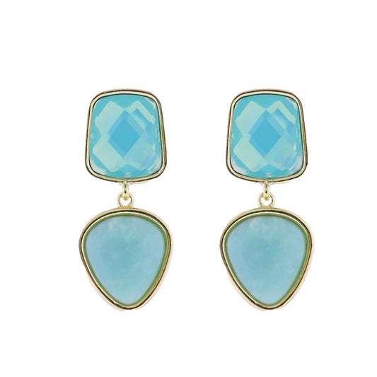 Mint Gemstone Earring