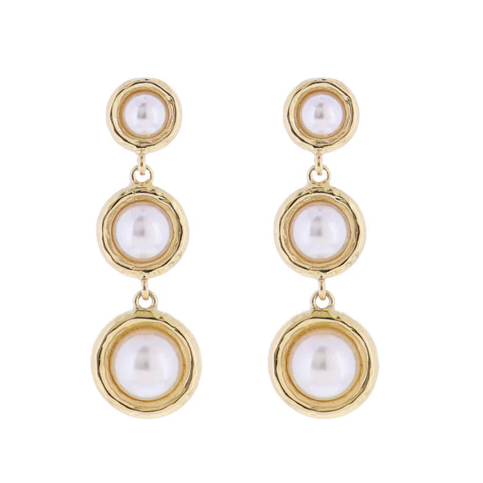 Pearl Gold Descending Circles
