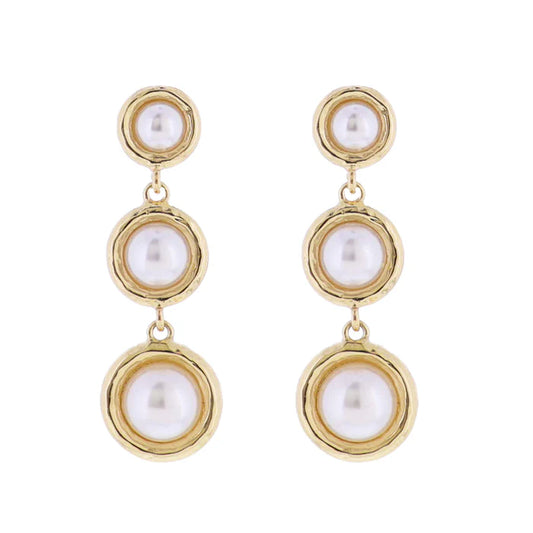 Pearl Gold Descending Circles
