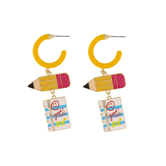 Pencil & Paper Earrings