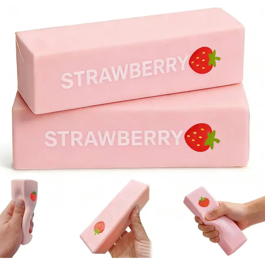 Pink Strawberry Butter Squishy
