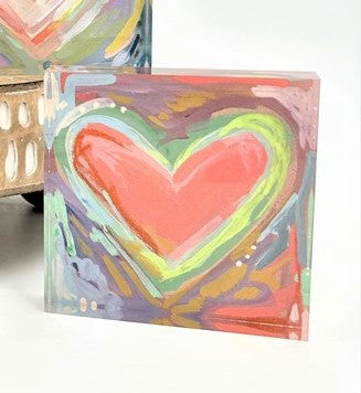 Acrylic Heart Block