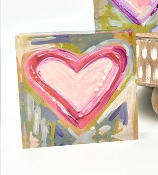 Acrylic Heart Block