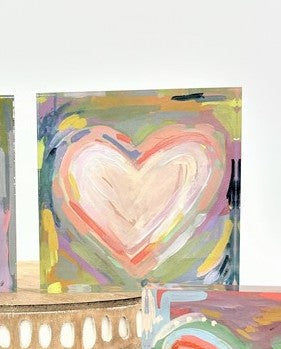 Acrylic Heart Block