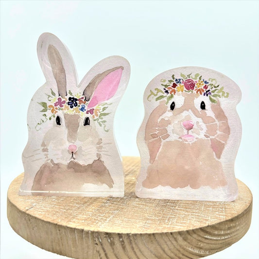 Watercolor Rabbits