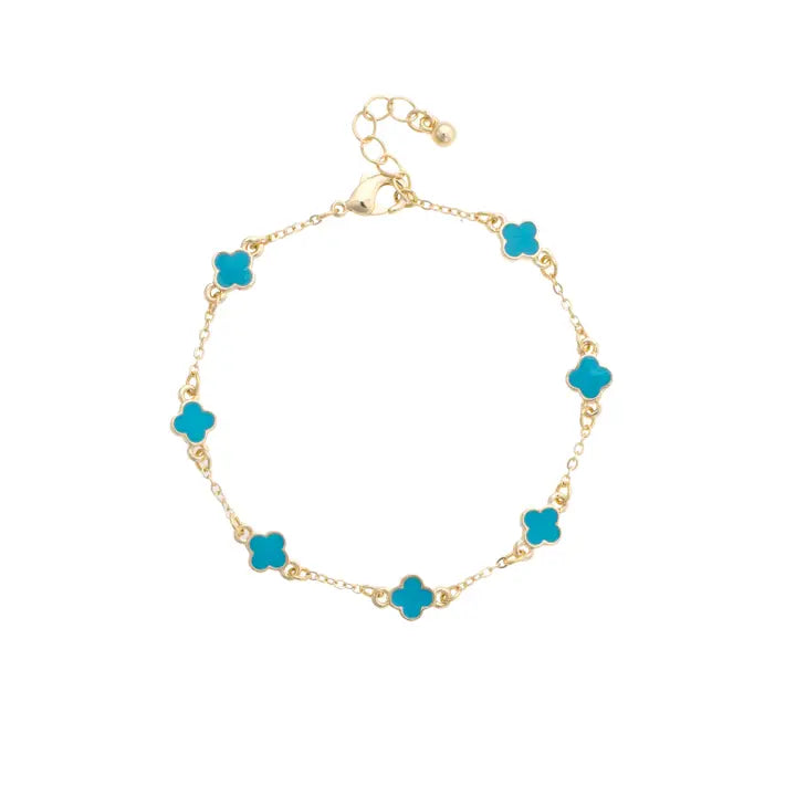 Margaret Dainty Clover Bracelet