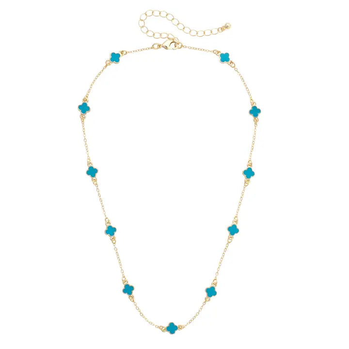 Margaret Dainty Clover Necklace