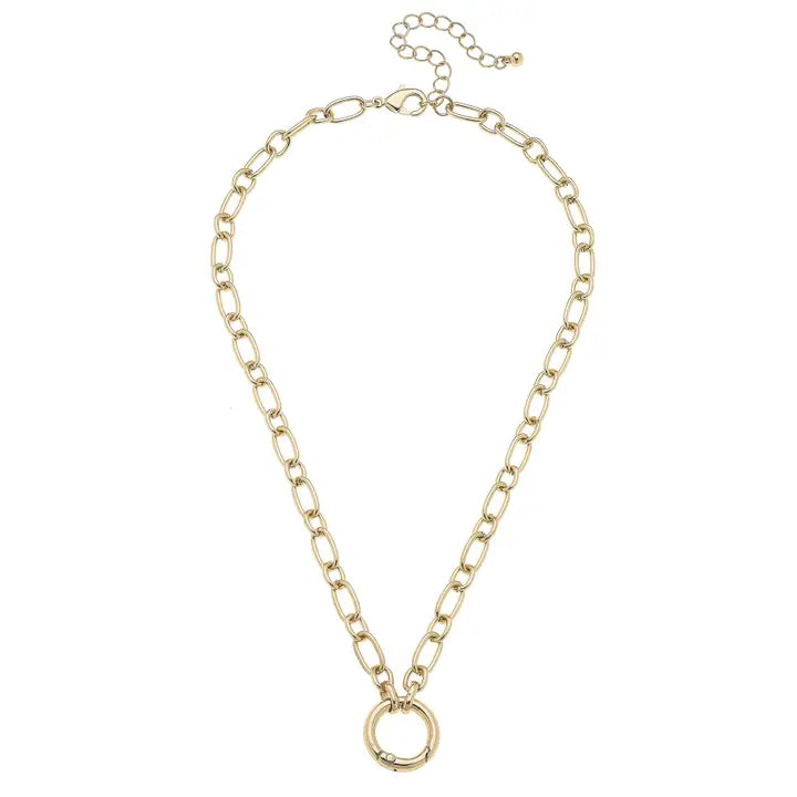 Poppy Beaded Cross & Pearl Charm Necklace